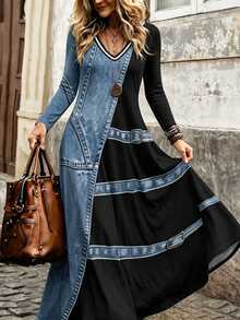 Plus Size Cosplay Clothing - Blue - View 2