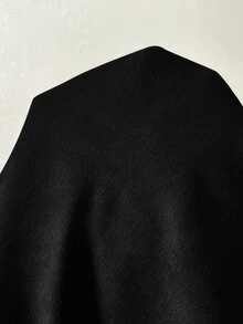 Siren Gaze Autumn/Winter New Vintage Napoleon Style Waist-Cinching Jacket For Women - Black - View 14