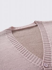 Claim Dot Men Cardigans - Mauve Purple - View 3