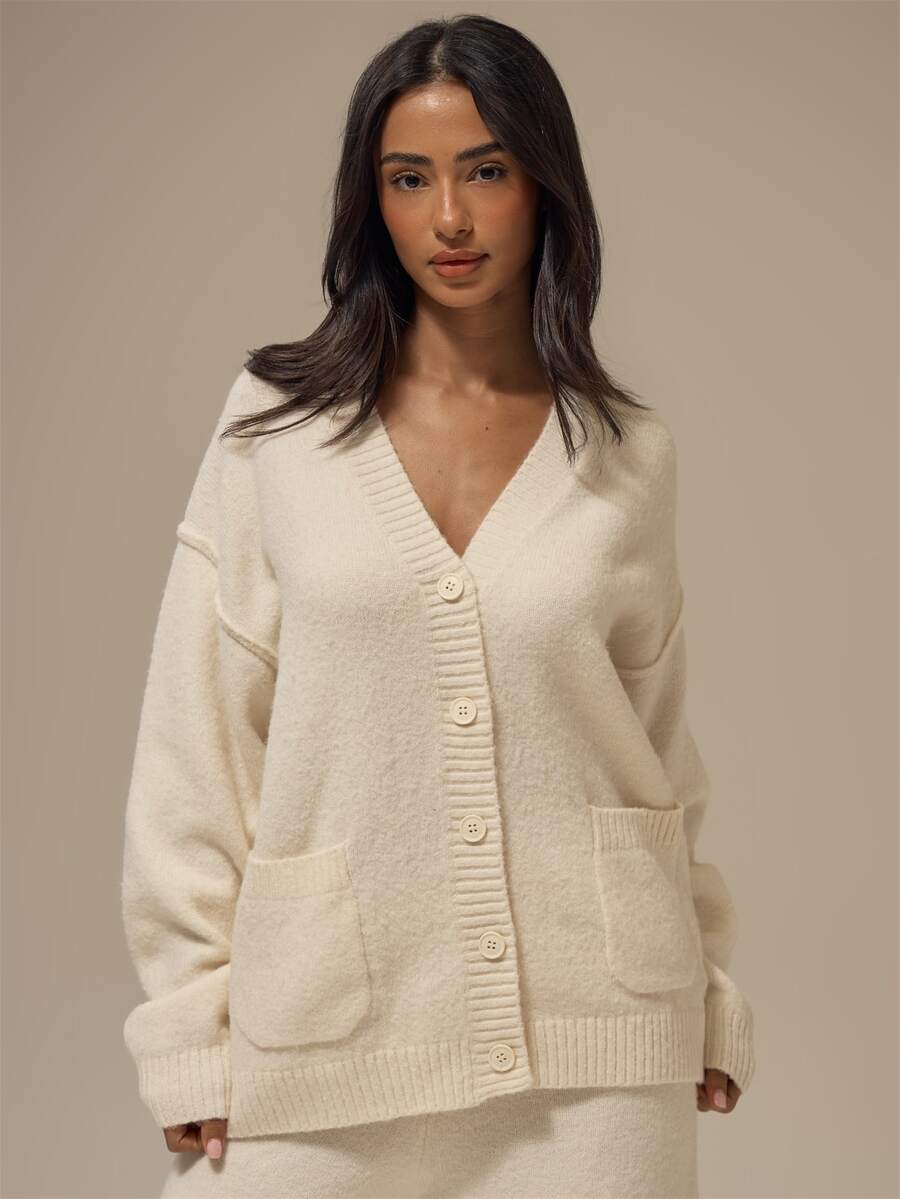 MUSERA ESSENTIALS Women Sweaters - Krim - View 1