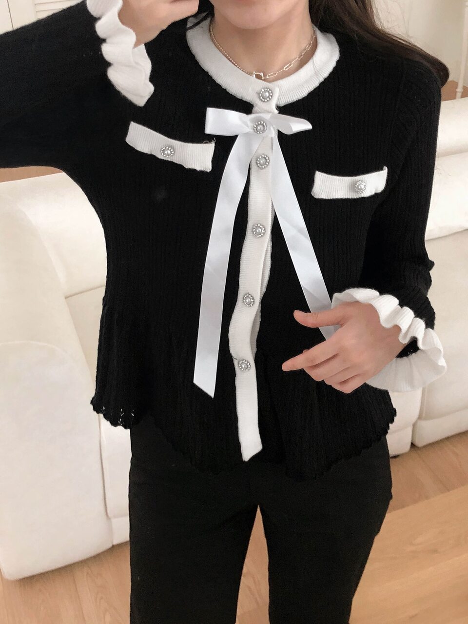 Women's Colorblock Casual Versatile Daily Outing Cardigan Fall