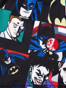BATMAN X SHEIN 3 piezas/Paquete Calzoncillos tipo bóxer para hombre con estampado de payaso de dibujos animados - Multicolor - Ver 6