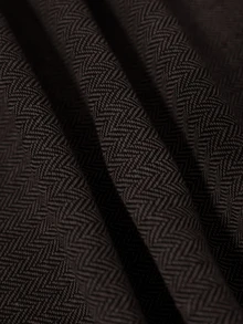 Aveloria Modichic 新款時尚設計優雅百搭休閒百褶寬腿鬆弛西裝長褲，適合通勤 - 棕色 - 查看 7