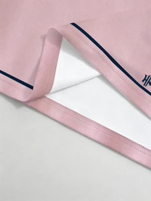 HypeHours 男士字母印花休閒百搭日常穿著短袖 Polo 衫 - 彩色 - 查看 5