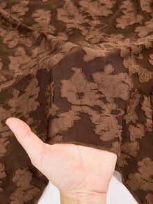 Brilight Sxy Deep V Front Button Slim Waist Hanky Hem Shirt For Shopping Club Casual Outfit - Brown - View 8