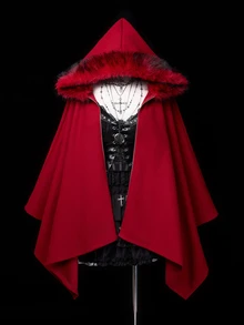 Sunspun Plus Size Women's Fleece Hooded Zip-Up Casual Daily Overcoat Winter - Red - View 7