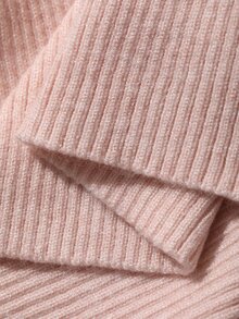 Dazy Plus 2pcs Slim Fit Lace Trim Bow Tie Cami Top & Long Sleeve Open Front Cardigan Casual Korean Style Sweater Set For Girls - Pink - View 7