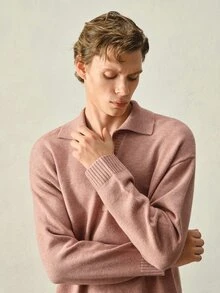 RONVEXI Jerseys para Hombre - Caqui - Ver 4