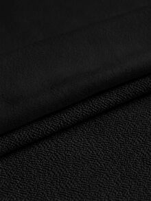 AXEPEAK 男士字母印花拼色短袖休閒 POLO 衫 - 黑色 - 查看 7