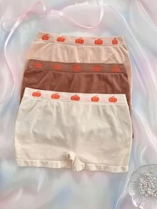 Nora Wilde Set 3 pcs Celana Dalam Boxer Brief Nyaman Tanpa Jahitan Motif Halloween - MultiWarna - View 4