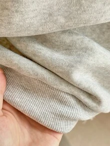Lalippa 女款寬鬆開衩拉鍊領運動衫 - 彩色 - 查看 6