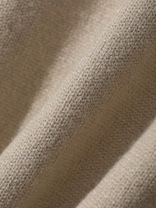 REIGN AVE Solid Color Fitted Long Sleeve Hooded Zip-Up Cardigan Sweater Jacket For Spring And Autumn - Khaki - View 3