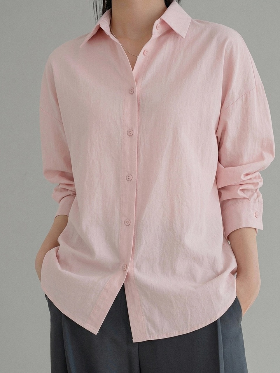 Women's Solid Color Casual Versatile Daily Wear Shirt Fall