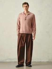 RONVEXI Jerseys para Hombre - Caqui - Ver 6