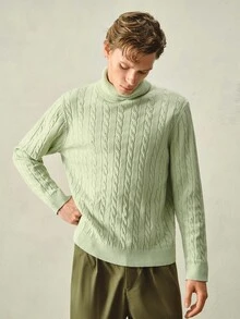 RONVEXI Men Sweaters - Army Green - View 5