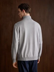 Manfinity CityGents Men Sweaters Office Business Light Grey - Multicolor - View 2
