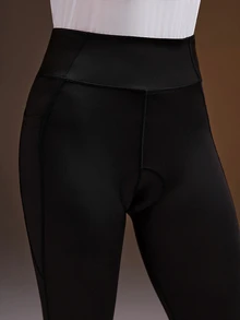 Powerista Legging Sepeda Wanita Warna Hitam Pas Badan Panjang 9/10 - Hitam - View 4