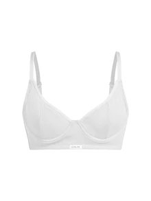 Ocili 5pcs Grey Leisure Underwire Push-Up Bra With Side-Smoothing Design For Women - Multicolor - View 14