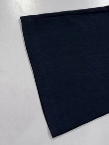 RosyDaze Women's Elegant Commute Exquisite High Neck Blazer And Wide Leg Pants Set - Navy Blue - View 5