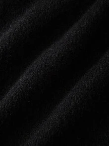 SHEIN Clasi Plus Size Women's Sequin Bow Long Sleeve Casual Pullover Sweater - Black - View 7