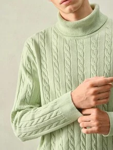 RONVEXI Men Sweaters - Army Green - View 8