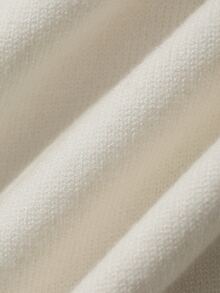Livesso Contrast Color Patchwork Polo Collar Fun Commuter Business Casual Spring Autumn New Sweater Top - Beige - View 3