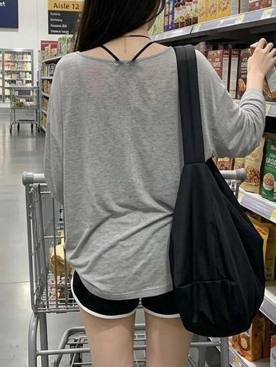 Women's Solid Color Casual Versatile Daily Wear T-Shirt Fall