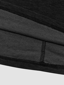 Trelyra Women's Button Half-Placket Casual Pocket Dress - Dark Grey - View 4