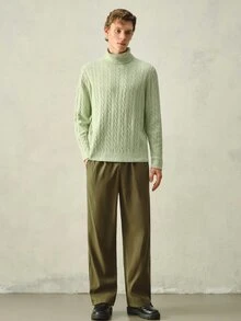 RONVEXI Men Sweaters - Army Green - View 6