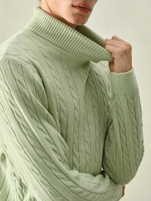 RONVEXI Men Sweaters - Army Green - View 4