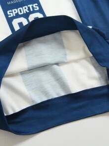 SHEIN 青少年女孩休閒時尚寬鬆V領長袖衛衣，抓絨，秋季服飾，舒適面料，適合日常穿著、學校、運動 - 彩色 - 查看 7