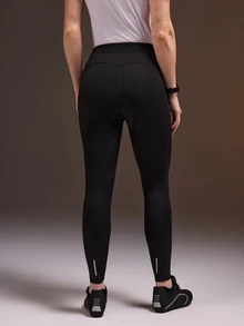 Powerista Women's 9/10 Length Tight Black Cycling Leggings - Black - View 2