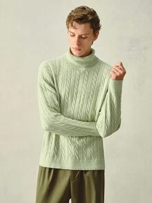 RONVEXI Men Sweaters - Army Green - View 3
