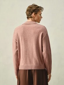 RONVEXI Jerseys para Hombre - Caqui - Ver 2