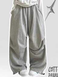 Dazy Plus Sweat-shirt long décontracté et ample, design froncé, streetwear, printemps/automne/hiver