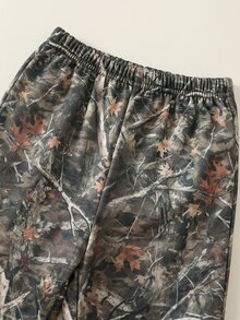 SHEIN 男嬰植物花卉圖案針織柔軟圓領長袖套頭衛衣與鬆緊腰長褲兩件套 - 彩色 - 查看 6