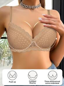 LustreForm Women's Underwire Sexy Lace Comfortable Adjustable Bra Blind Box Random 2/3/5pcs - Multicolor - View 6