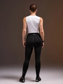 Powerista Legging Sepeda Wanita Warna Hitam Pas Badan Panjang 9/10 - Hitam - View 5