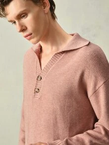 RONVEXI Jerseys para Hombre - Caqui - Ver 7