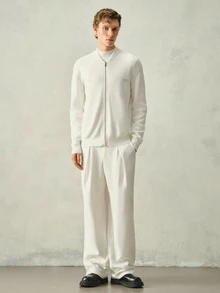 RONVEXI 男士棒球領休閒百搭日常穿搭開襟衫 - 彩色 - 查看 6