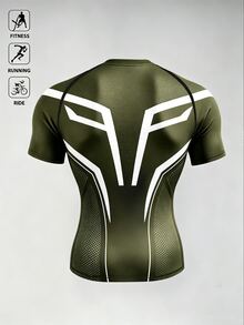 BATMAN X SHEIN Men Sports Tees & Tanks - Multicolor - View 2