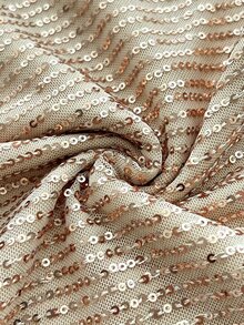 Elamini Women's Autumn/Winter Minimalist Sequin Elegant Color-Block Lace Asymmetrical Hem Tube Top, Suitable For Party And Date - Champagne - View 7