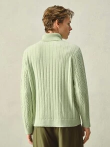 RONVEXI Men Sweaters - Army Green - View 2