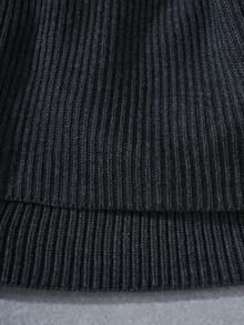 PAVTROS Men's Autumn/Winter Casual Versatile Solid Color Sweater - Grey - View 7