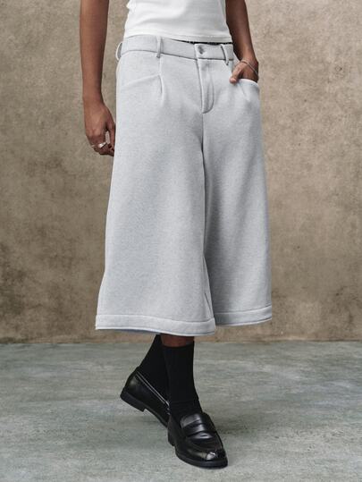 PAVTROS Men's Casual Mid-Length ShortsStyle Wide LegStreet Style For Summer