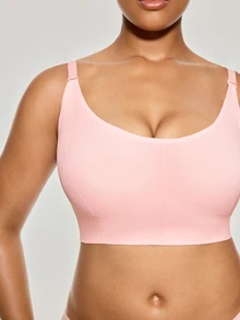 SHEIN 女款流行時尚舒適極簡純色高 CP 值高品質大尺碼內衣 5 件組/包 - 黑色 - 查看 5