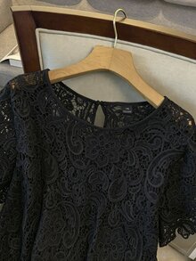 GlowEve CURVE Plus-Size Women's European And American Style, Elegant Solid Color, Fashionable And High-End, - Black - View 5