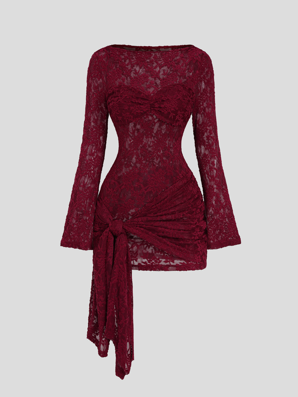 Sweetra Women's Lace Casual Party Dress