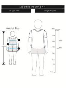 Genkimix Kids 3件組女童秋冬荷葉袖針織打底衫，百搭圓領刺繡蝴蝶結長袖T恤 - 彩色 - 查看 7
