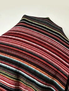 Aloruh Women's Summer Casual Striped Asymmetric Collar T-Shirt - Multicolor - View 7